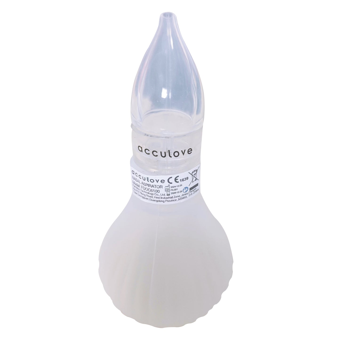 Acculove Nasal Aspirator for Babies - Silicone
