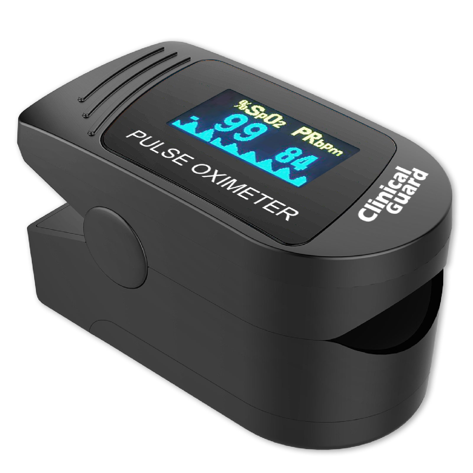 Finger Pulse Oximeter Clinical Guard 500S Black