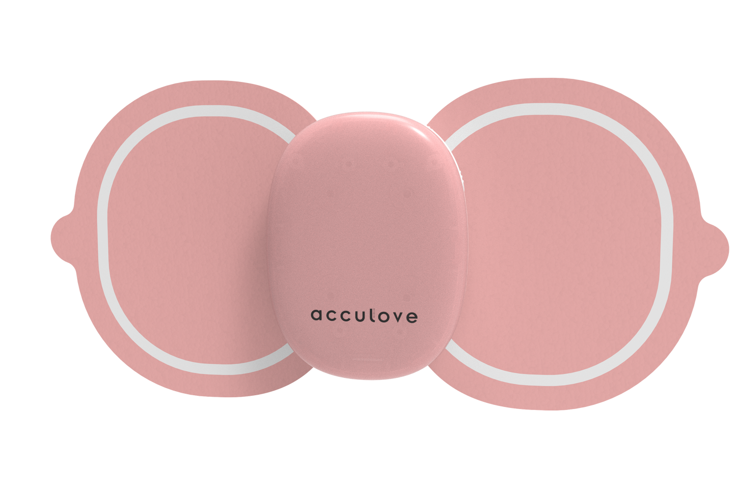 Acculove  Heating TENS Unit for Pain Relief, Wireless Muscle Stimulator with Remote Controller, Portable Rechargeable Massager